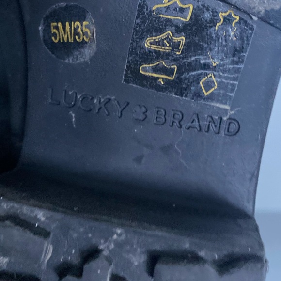 Lucky Brand over the knee boots black boots like new - Picture 6 of 11